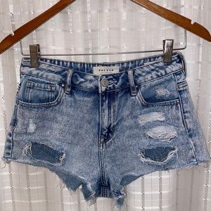 High Rise Pacsun Festival Jean Shorts